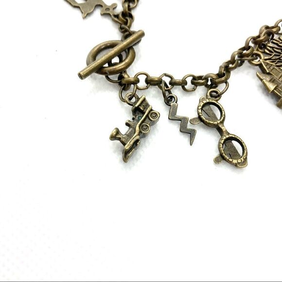 Bronze Tone Harry Potter Charm Bracelet - Picture 3 of 10